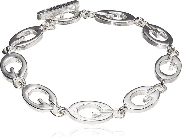 GUESS "Basic" Silver G Link Bracelet, 7.5" | Amazon (US)