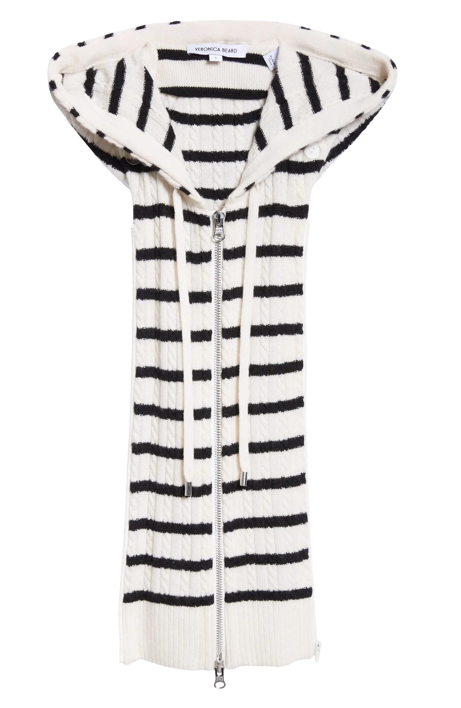 Bunny Hooded Merino Wool & Cashmere Dickey | Nordstrom