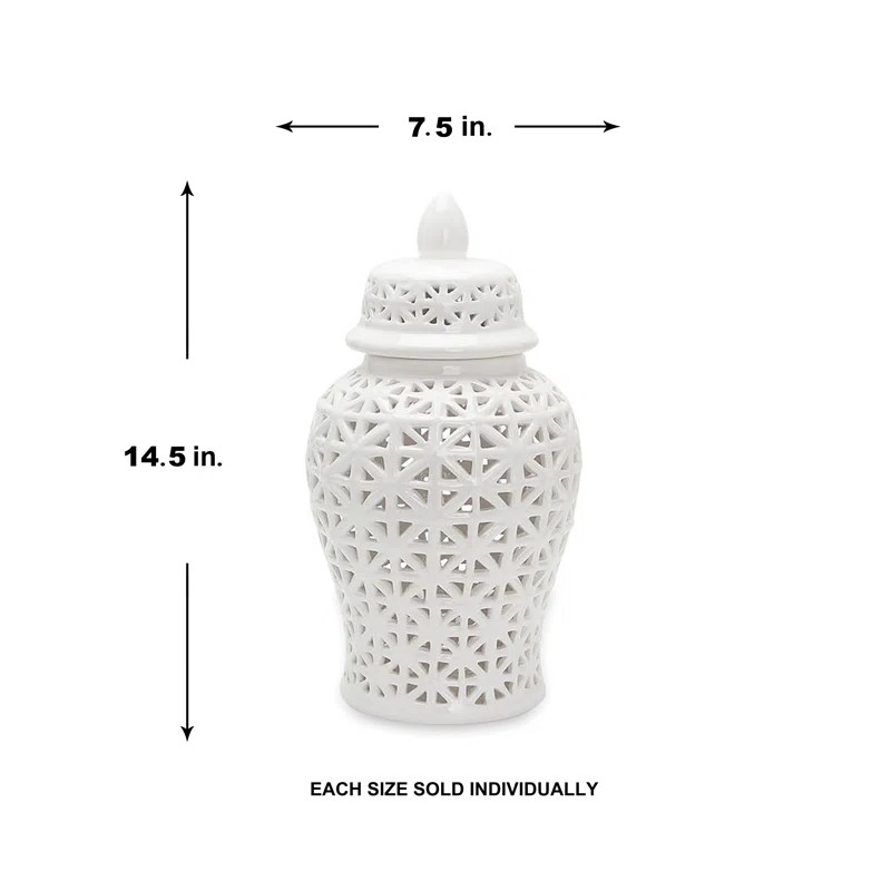 Debraa Handmade Ceramic / Porcelain Ginger Jar | Wayfair North America