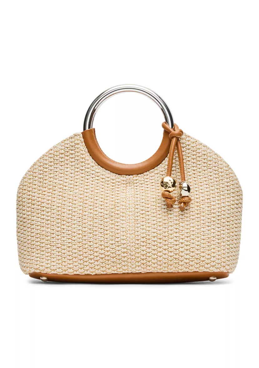 Geena Straw Ring Handle Bag | Belk