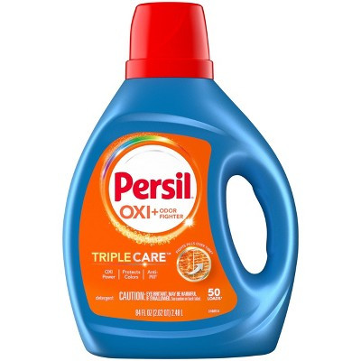 Persil Advanced Oxi + Odor Fighting HE Liquid Laundry Detergent 50 Loads - 84 fl oz | Target