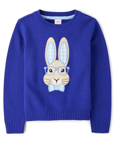 Gymboree,Boys,and Toddler Pullover Sweatshirt,Blue Belle Bunny,10 | Amazon (US)
