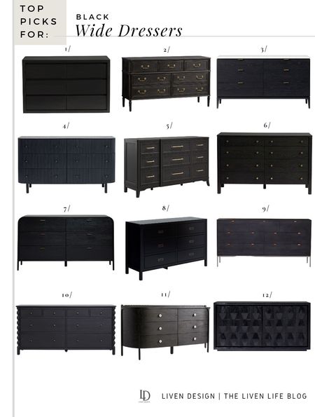 Black dresser. Modern dresser. Bedroom furniture. Traditional dresser. Cane dresser. 

#LTKSeasonal #LTKSaleAlert #LTKHome