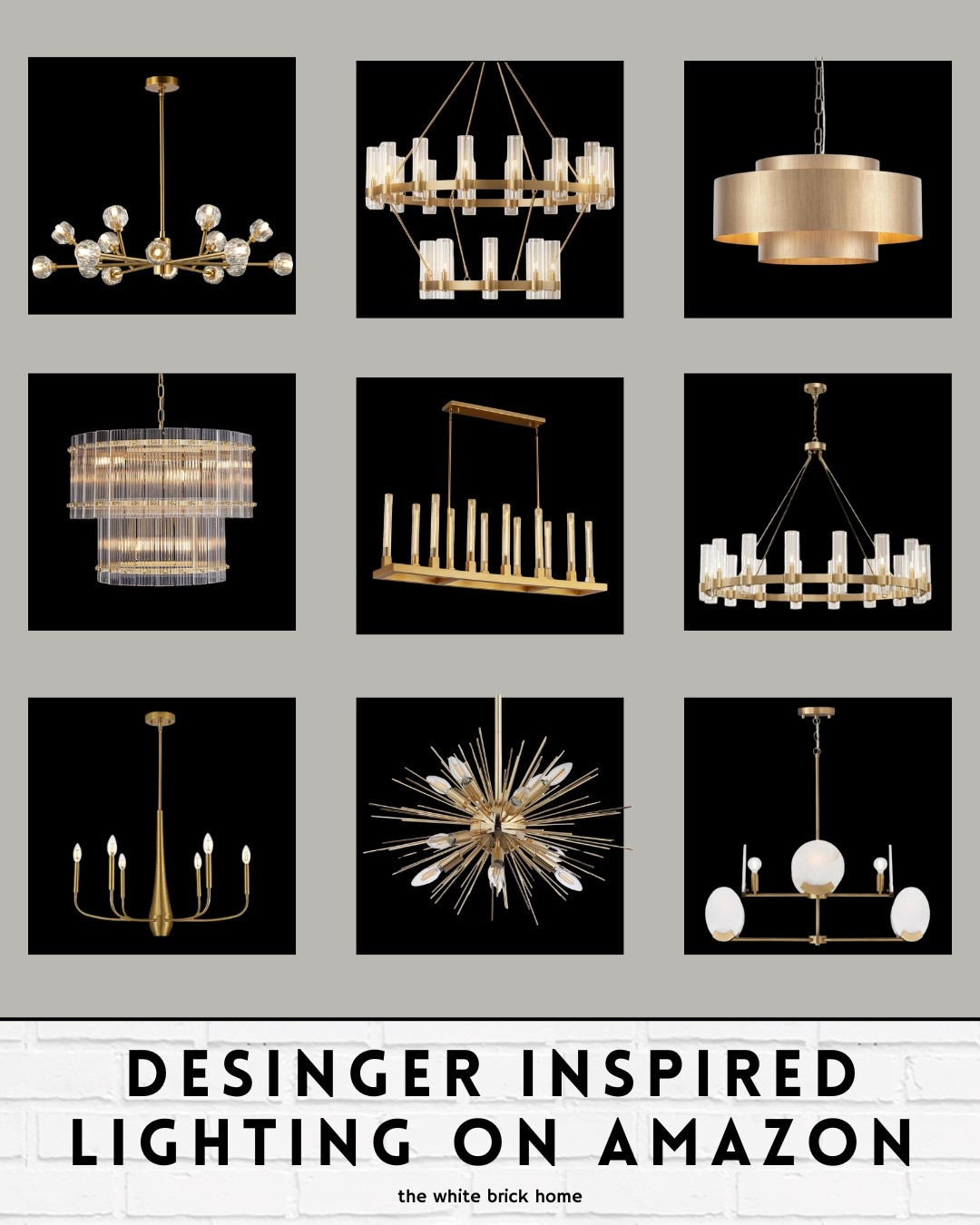 Beautiful brass lighting from Amazon! 
🖤🖤

Amazon home, Amazon, ceiling lights, light fixtures, home decor, home design, chandelier, foyer light, dining room lighting, kitchen lighting, rh dupe, kitchen design ideas. 

#LTKHome #LTKStyleTip #LTKSaleAlert