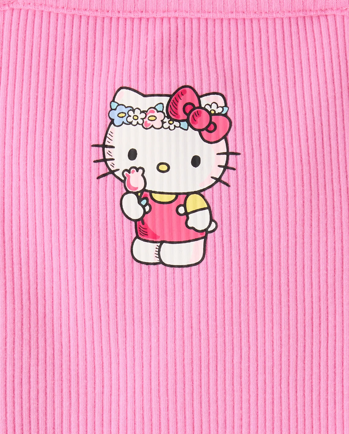 Girls Hello Kitty® Beaded Cold Shoulder Top - pink | The Children's Place