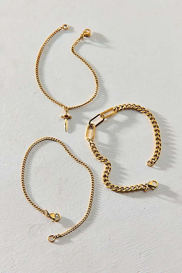 Fatale Waterproof Bracelet Set in Gold, Women's at Urban Outfitters | Urban Outfitters (US and RoW)