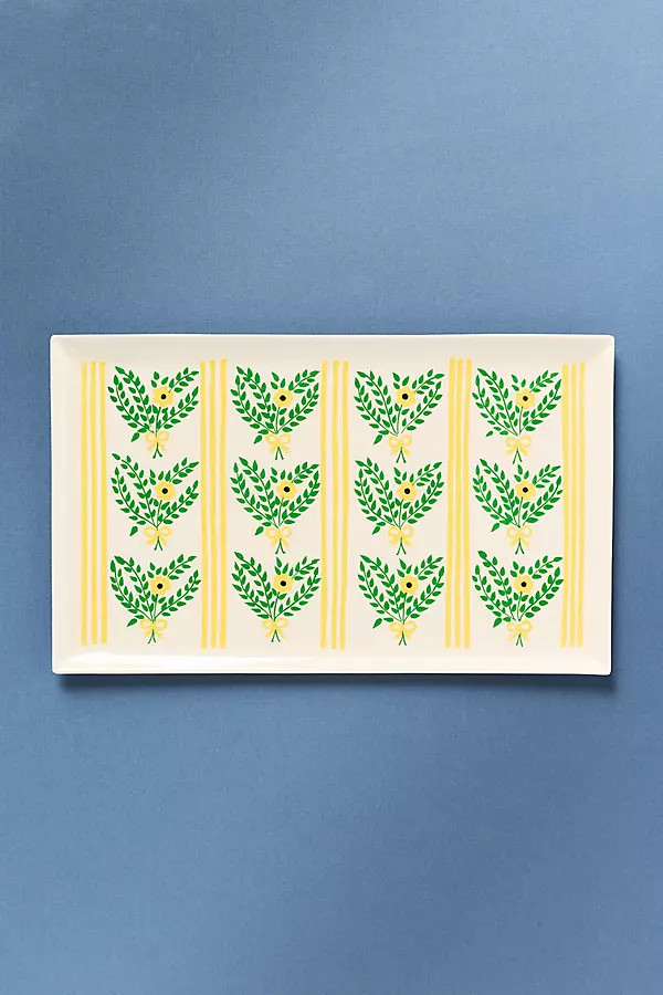 Cottagecore Enamel Tray | Anthropologie (US)