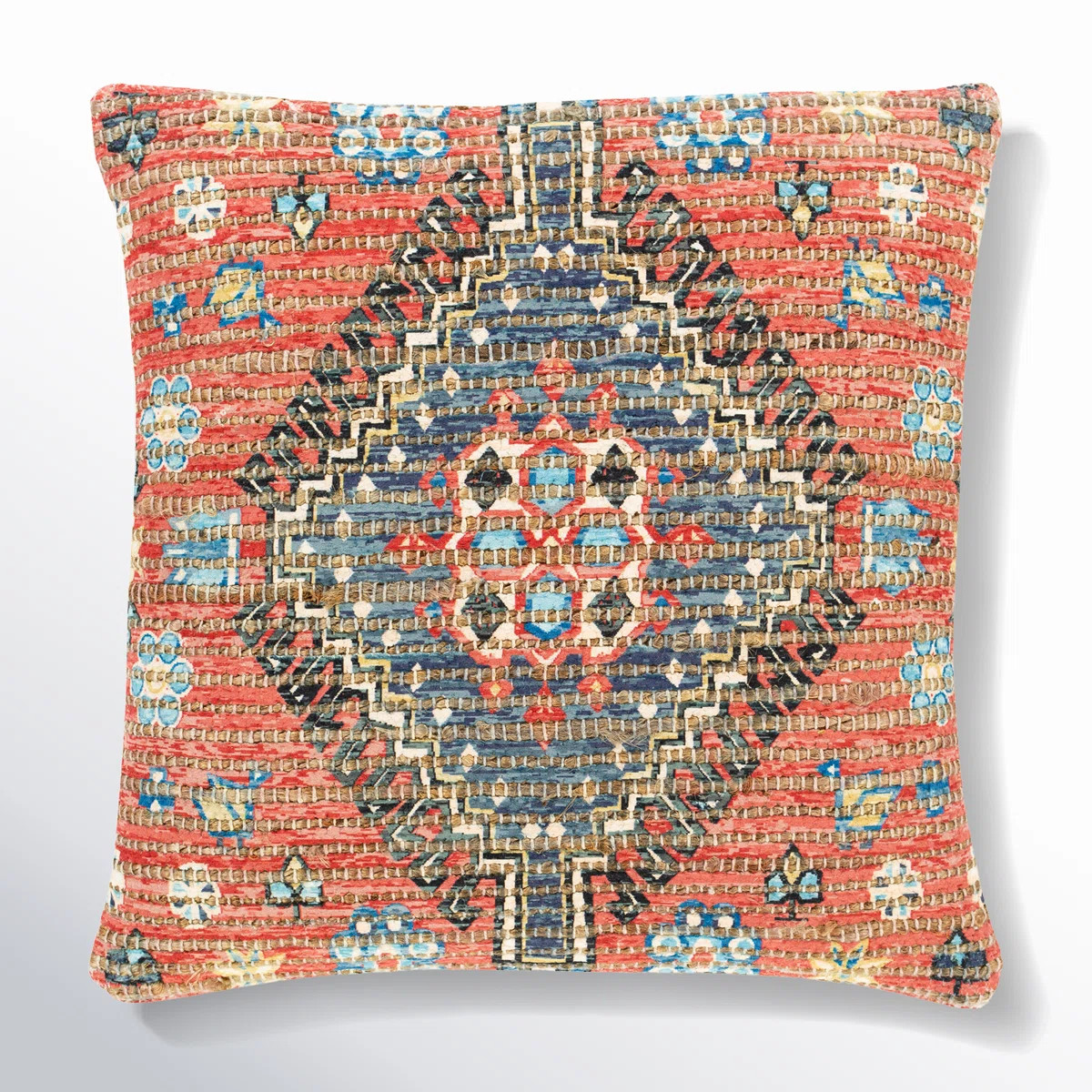 Vince Geometric Jute Blend Throw Pillow | Wayfair North America