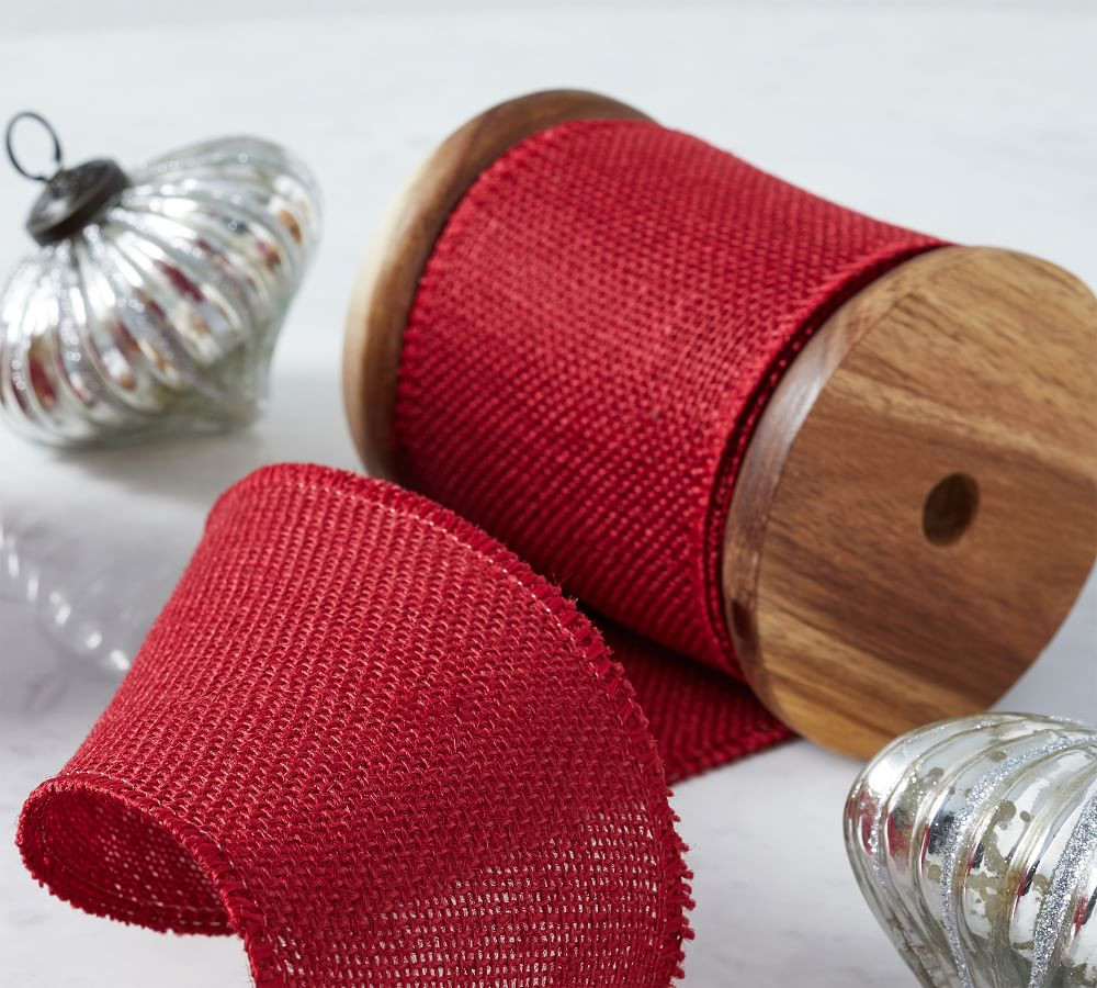 Spool of Red Ribbon - 10 Yards | Pottery Barn (US)