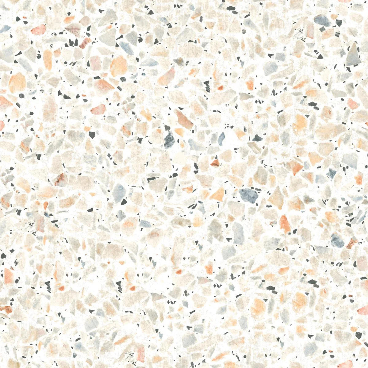 Roommates Terrazzo Peel And Stick Tan Wallpaper | DecoratorsBest