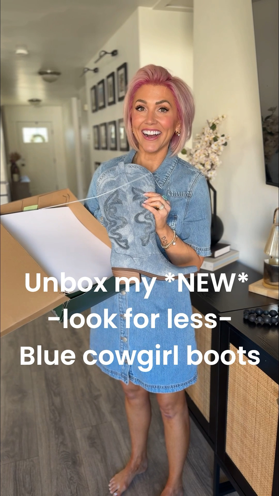 How stinking adorable are these look for less cowgirl boots from Wild Fable at Target?! Run tts- I did the 5.5, which is my true size


#LTKootd #LTKSpringSale #LTKOver40