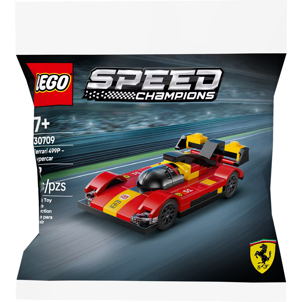LEGO Speed Champions Ferrari 499P - Hypercar Building Toy  30709 | Target