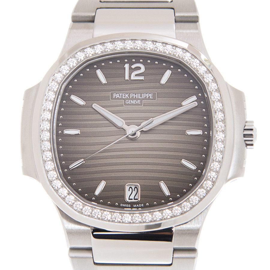 Patek Philippe Nautilus Automatic Grey Dial Ladies Watch 7118-1200A-011 | Jomashop.com & JomaDeals.com