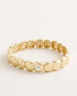 Shine Gold-Tone Stretch Bracelet | Chico's