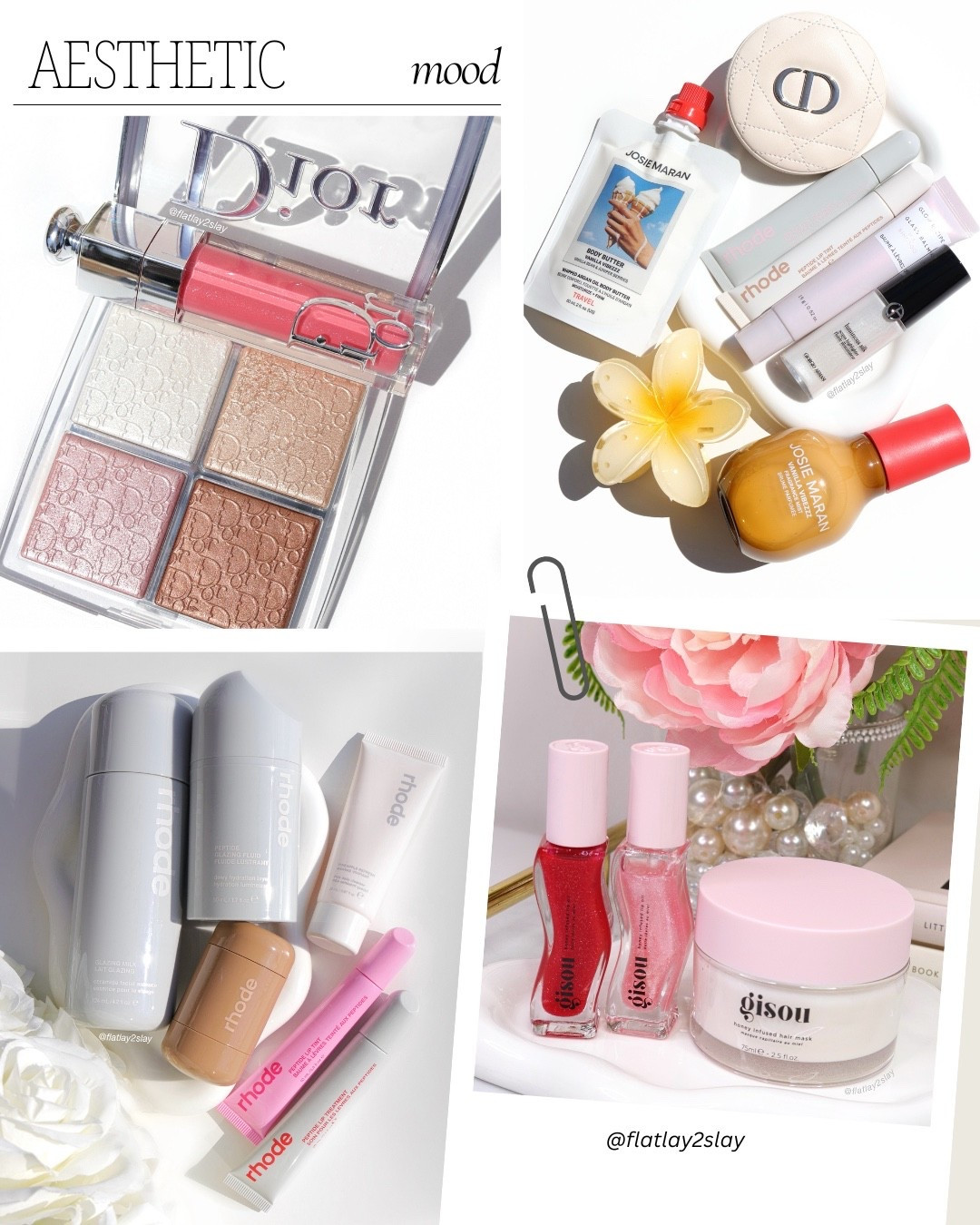 Addicted to pretty aesthetic things ✨🤍✨ What are some of pretty girly things that you love lately? 🎀

@diorbeauty @diorbeautylovers @rhode @gisou @armanibeauty @glowrecipe @josiemaran 

#prettymakeup #ａｅｓｔｈｅｔｉｃ #girlythings #pinkaesthetics #makeupobsessed 

#LTKBeauty #LTKselfcare #LTKmorningroutine