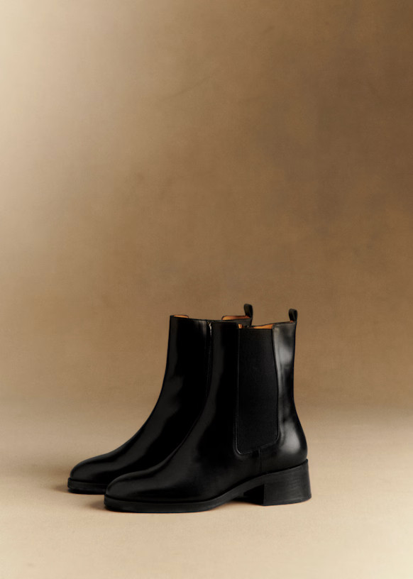 Agnès Ankle Low Boots | Sezane Paris - US