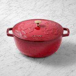 Staub Enameled Cast Iron Essential French Oven with Horse Lid, 5-Qt. | Williams-Sonoma