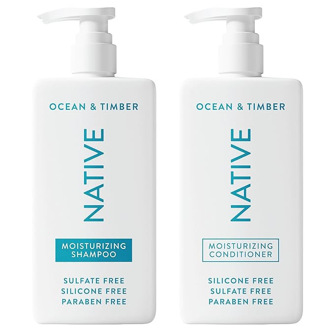 Native Ocean & Timber Shampoo and Conditioner Contain Naturally Derived Ingredients | All Hair Ty... | Amazon (US)