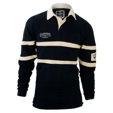 Rugby Shirt - Black Tan Medium | Walmart (US)