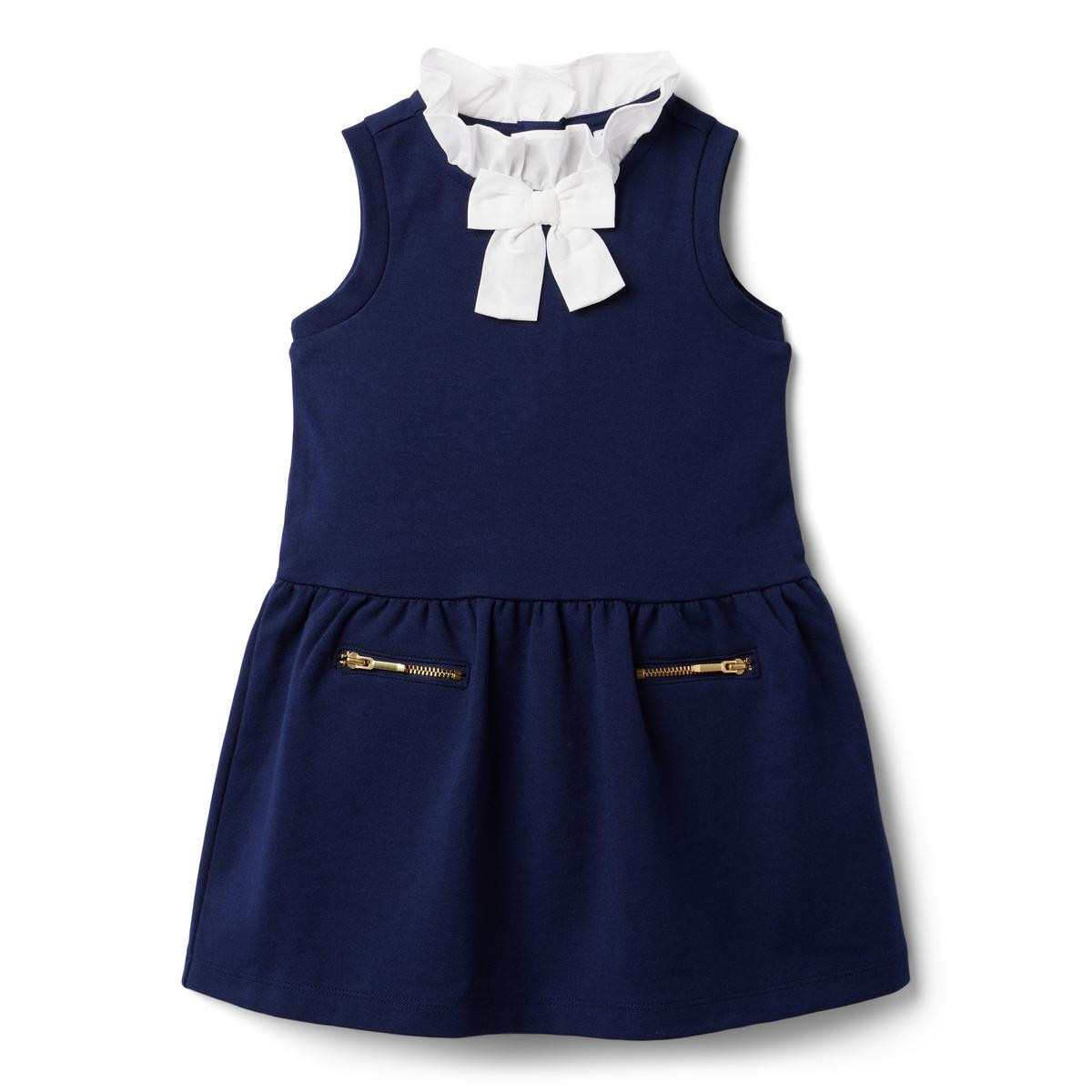 Bow Collar Ponte Dress | Janie and Jack