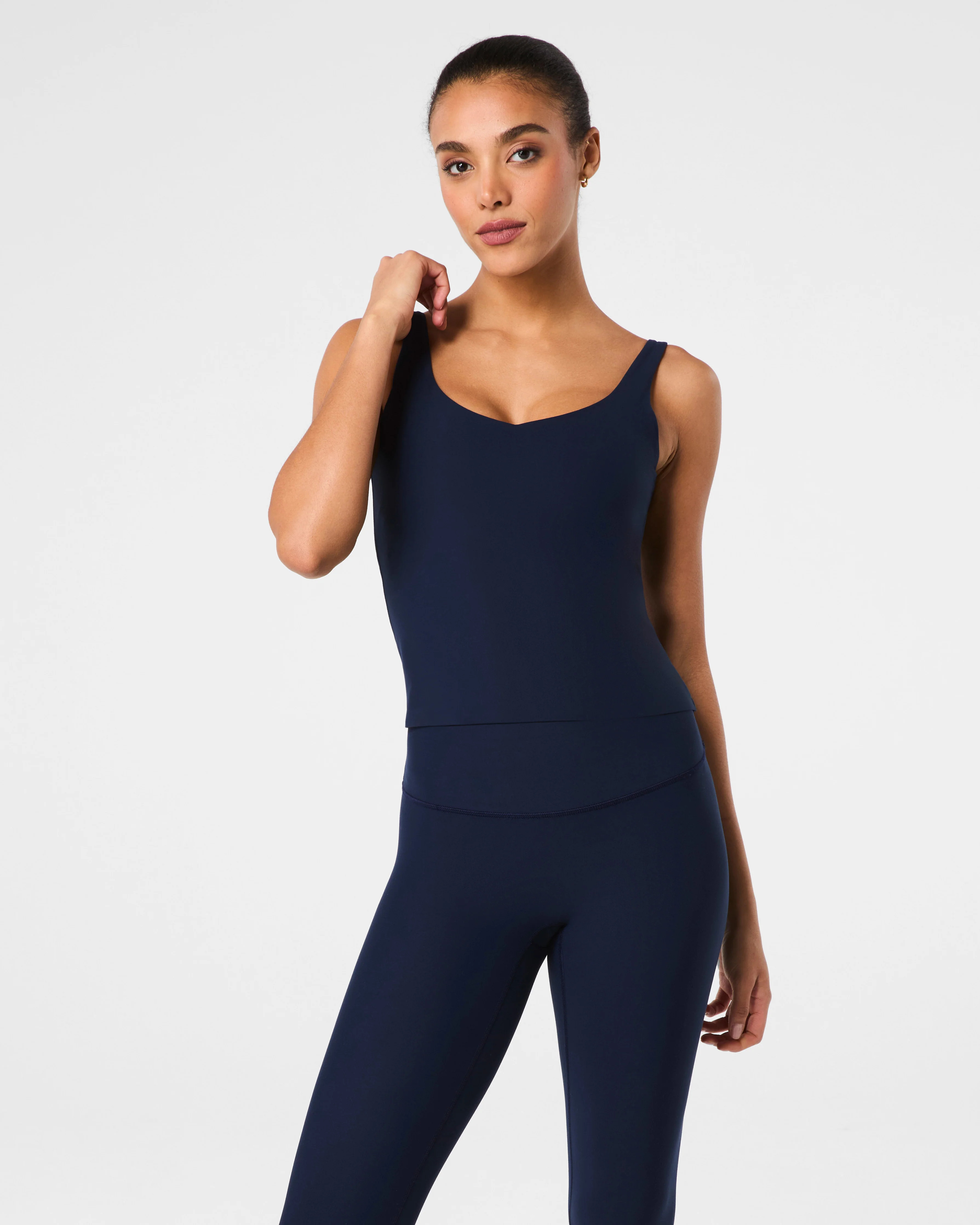 LiveIn V-Neck Tank with Shaping & UPF 50+ | SPANX | Spanx Canada