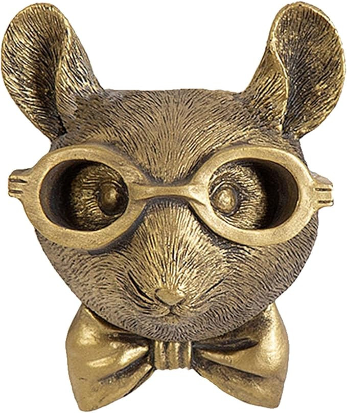 GUASDIE Animal Wall Decor: Faux Deer Head Mount, Resin Animal Head Wall Hanging for Living Room, ... | Amazon (US)