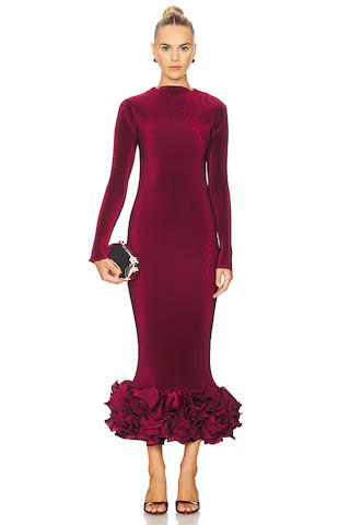 L'IDEE Campbell Cocktail Dress in Wine from Revolve.com | Revolve Clothing (Global)