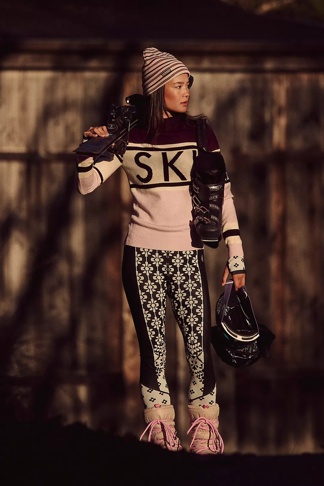 Myoko Jacquard Base Leggings | Free People (Global - UK&FR Excluded)