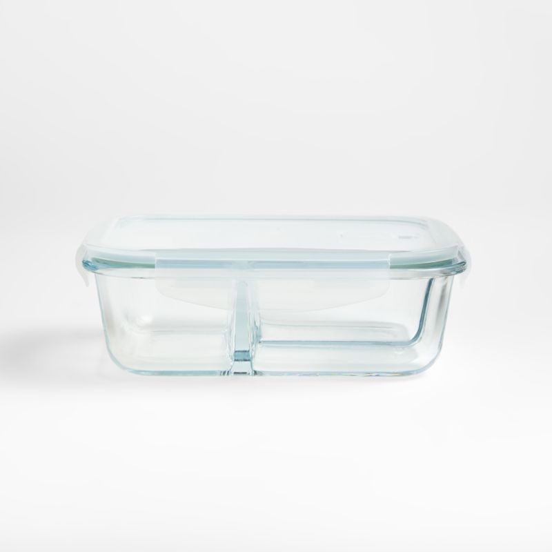 Corrine Small Glass Meal Prep Container + Reviews | Crate & Barrel | Crate & Barrel