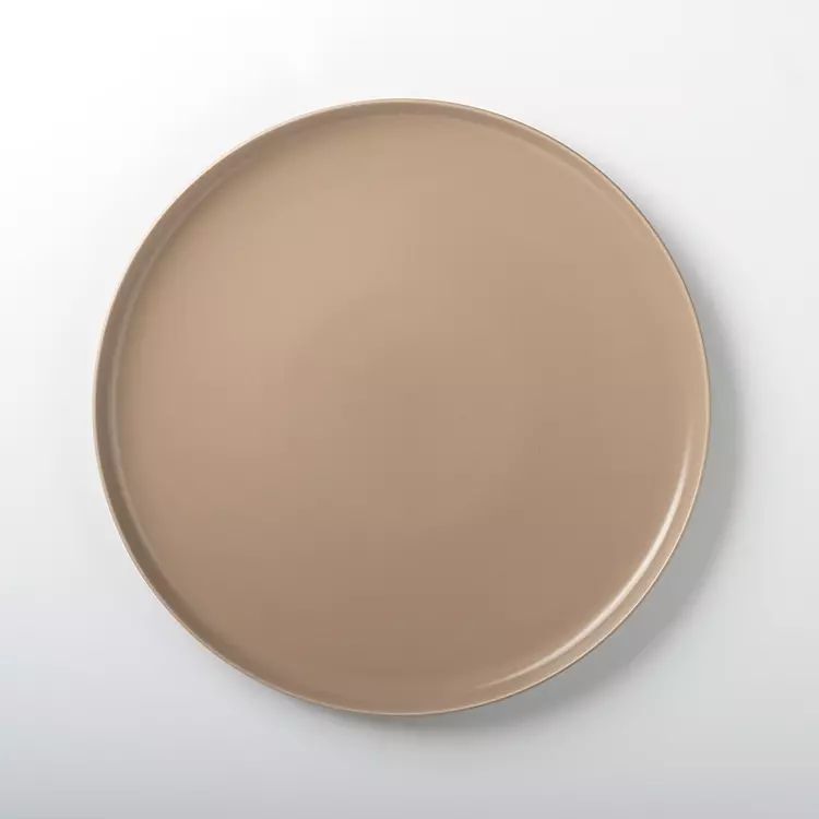 Matte Taupe Simple Things Dinner Plate | Kirkland's Home