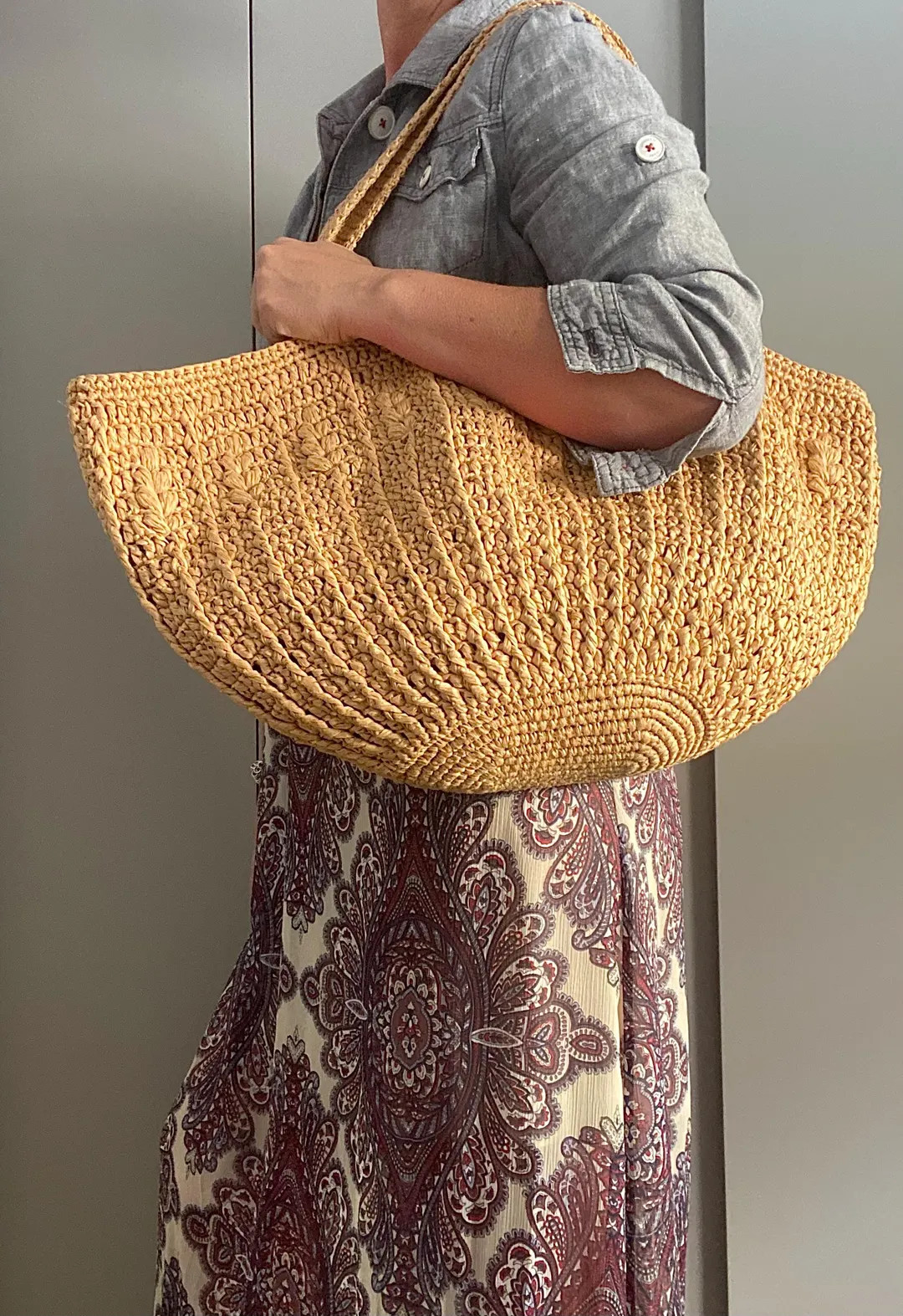 CROCHET PATTERN Playa Bag Crochet Bag Pattern Crochet Purse Woman Bag Shopping Bag Summer Bag Bea... | Etsy (US)