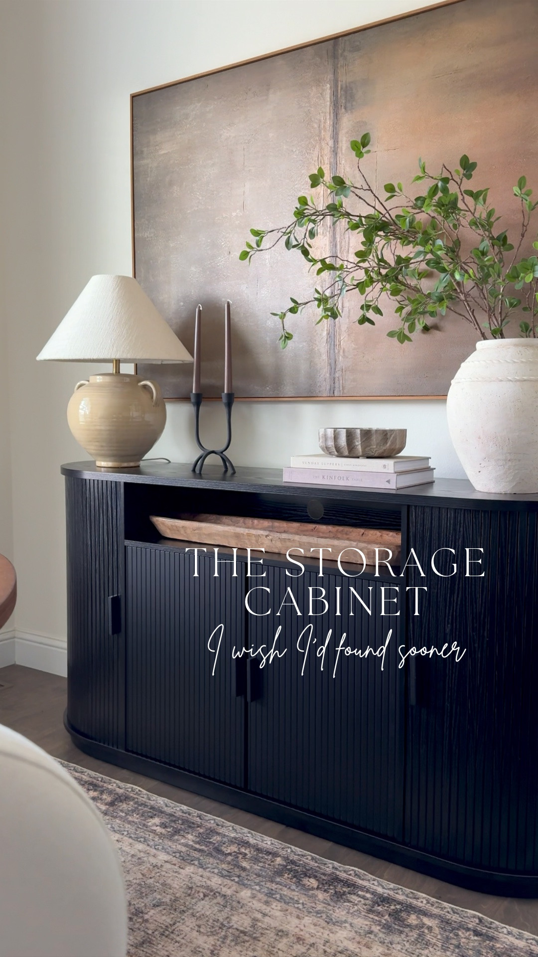 From the curved silhouette to the fluted doors, this cabinet looks beautiful—but it’s the thoughtful details that really sold me. The pull-out shelves make it so much easier to access everything, the soft-close doors give it a high-end feel, and the side storage is perfect for keeping those extra items tucked away but still within reach ✨

https://app.temu.com/k/pbfs850izqm

#LTKHome