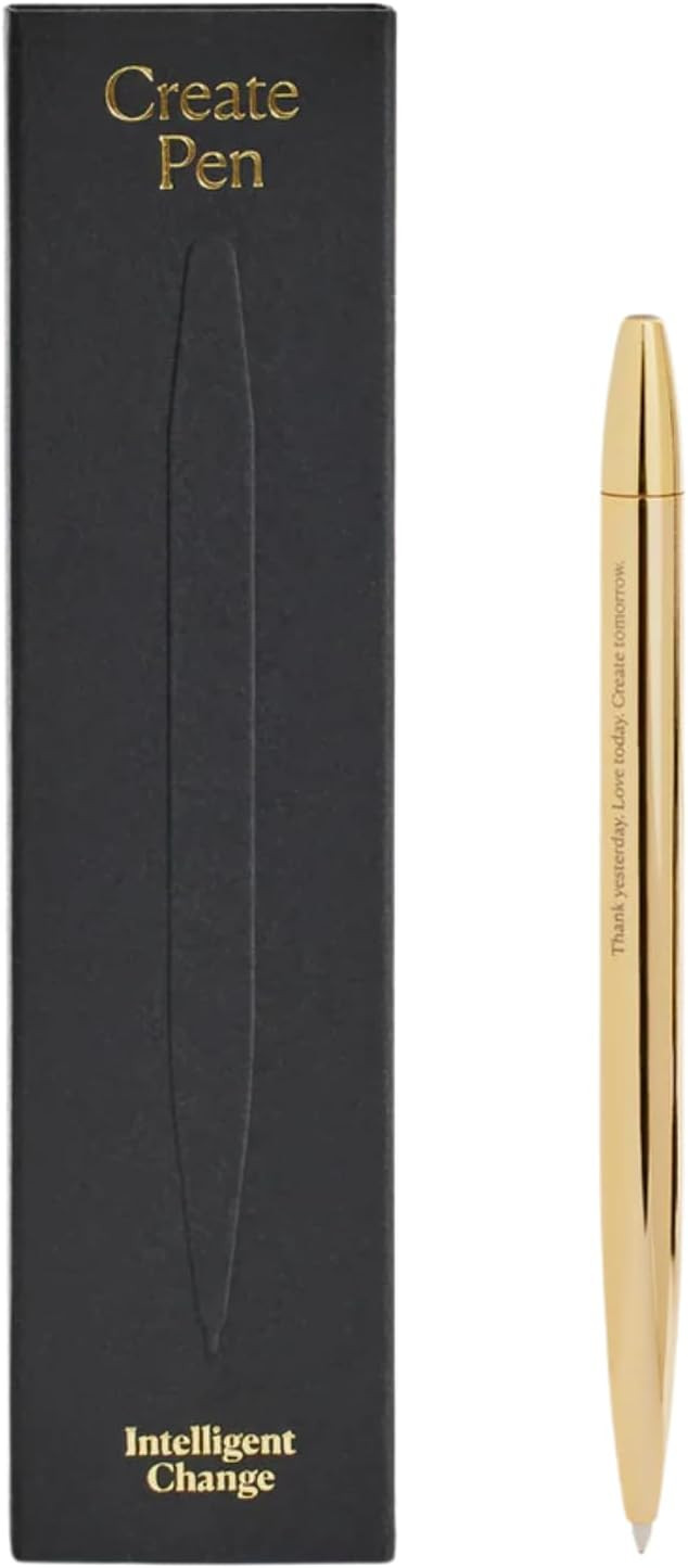 Engraved Gold-Plated Inspirational Pen, Thank Yesterday Love Today Create Tomorrow - Luxury Gift ... | Amazon (US)