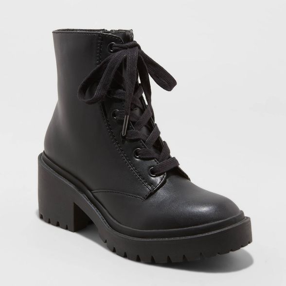 Women's Brie Lace-Up Combat Boots - Universal Thread™ | Target