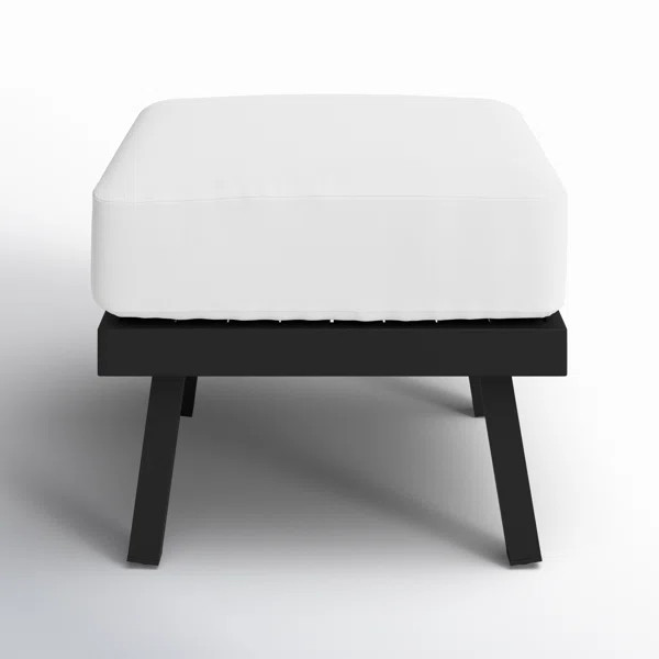 Armando Upholstered Outdoor Ottoman with Sunbrella® Cushion | Wayfair North America
