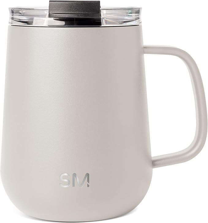 Simple Modern Travel Coffee Mug with Lid and Handle | Reusable Insulated Stainless Steel Coffee T... | Amazon (US)