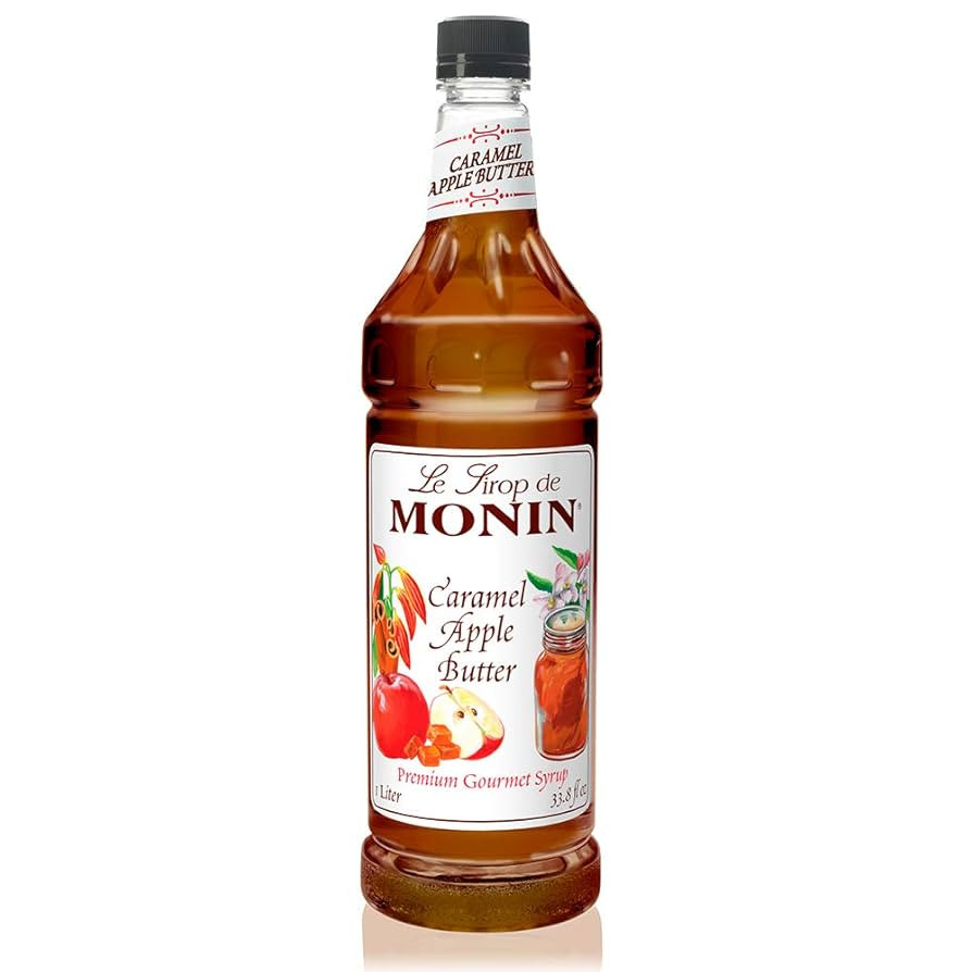 Monin - Caramel Apple Butter Syrup, Buttery Caramel and Cooked Apple Flavor, Natural Flavors, Gre... | Amazon (US)