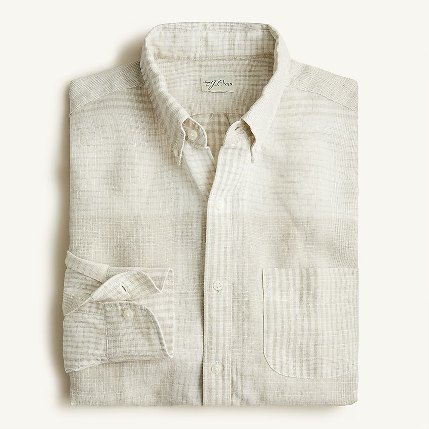 Slim Baird McNutt Irish linen shirt | J. Crew US