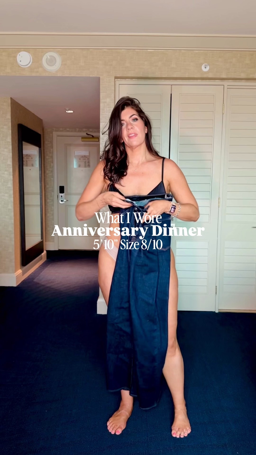 What I wore for our anniversary dinner because I forgot to pack my dress 
Sheer top-m/l
Wide leg jeans-29 (size up if in between)
Cropped trench- medium 

#LTKTall #LTKMidsize #LTKOver40