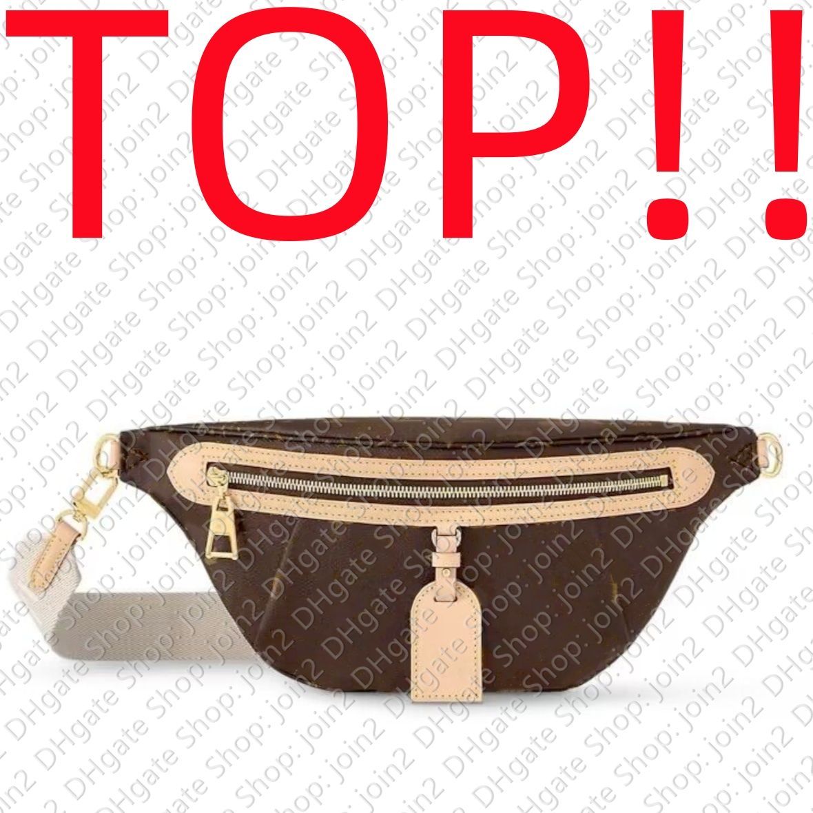 Waist Bags TOP. M46784 HIGH RISE BUM Designer Canvas Lady Handbag Purse Hobo Satchel Clutch Tote ... | DHGate