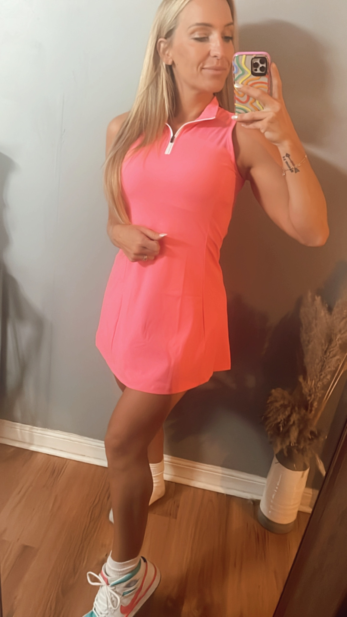 My favorite tennis dress of all time! Perfect causal dress for an everyday look or a gym outfit. I’m 5’3 130 wearing a size small 

#LTKFitness #LTKSale #LTKstyletip