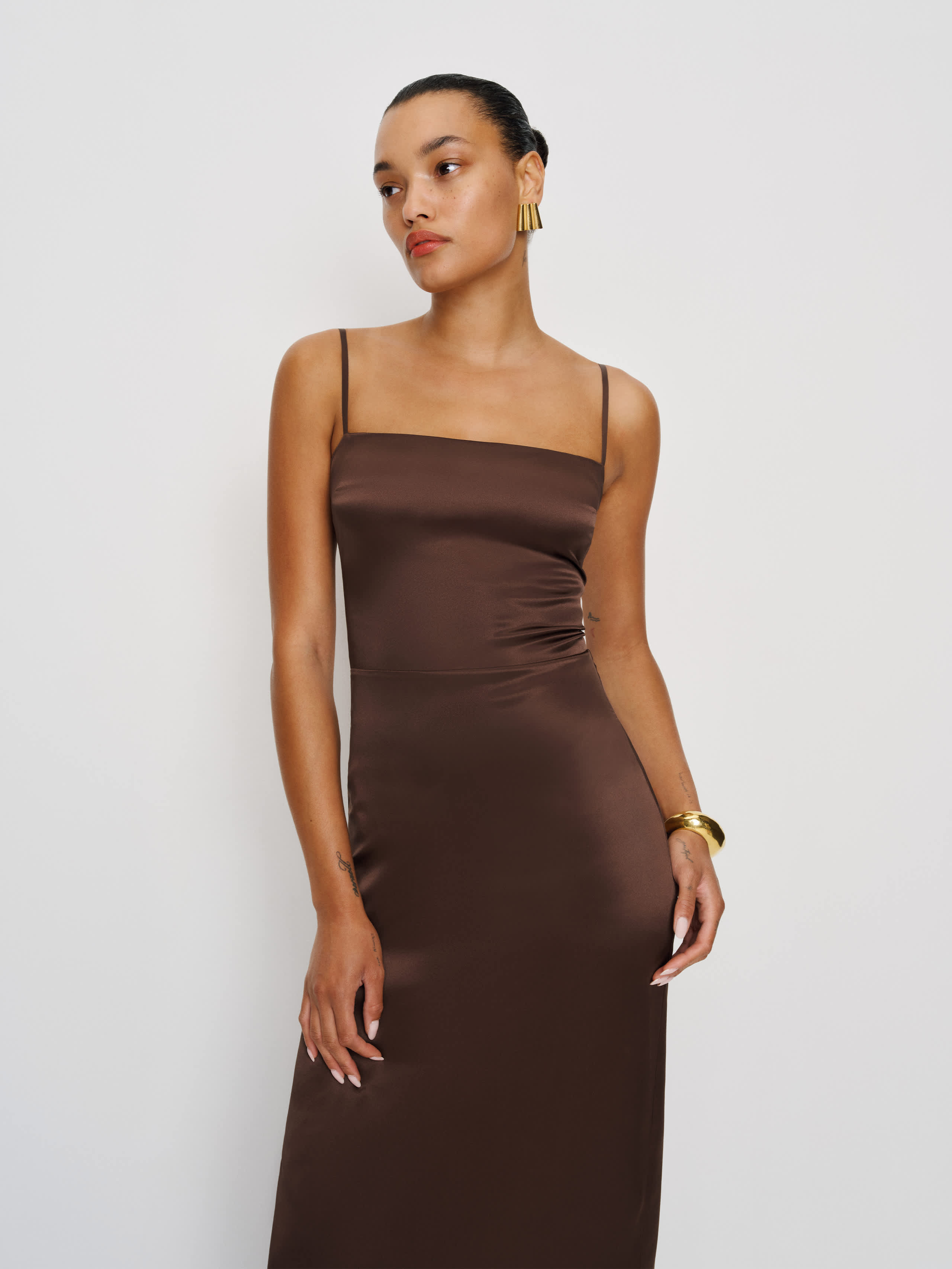Frankie Silk Dress | Reformation (Global)