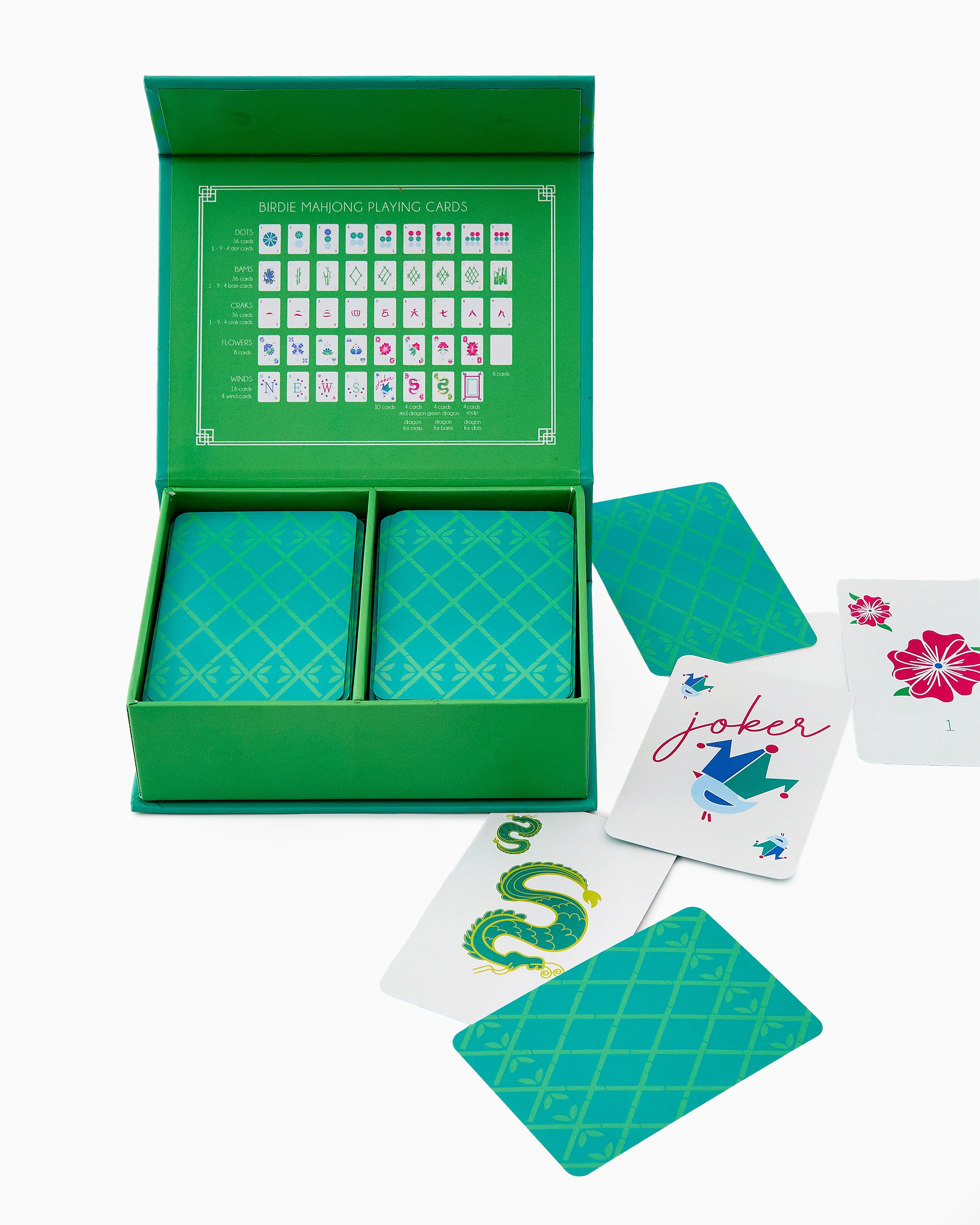 Birdie Mahjong Playing Cards | Oh My Mahjong