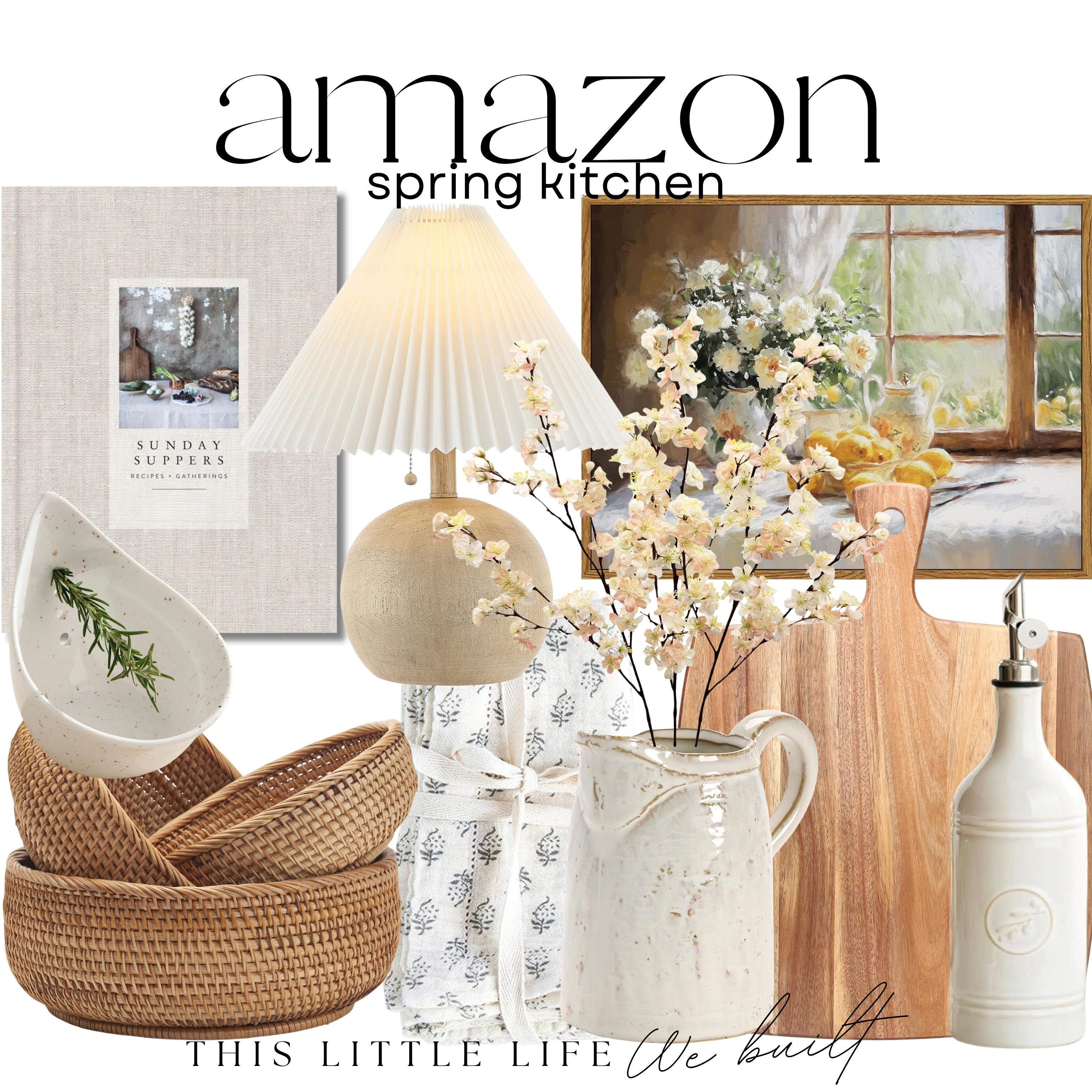Amazon Spring Kitchen
Amazon Home / Amazon Kitchen / Neutral Home / Neutral Cookware  / Ceramic Mixing Bowls / Wood Cutting Boards / Linen Tablecloths / Spring Tea Towels / Decorative Trays / Woven Placemats / Neutral Canisters / Ceramic Utensil Holders / Spring Scented Candles / Stoneware Dinnerware / Textured Glassware / Brass Flatware / Soft Area Rugs / Light Oak Bar Stools / Open Shelf Decor / Decorative Pitchers / Ceramic Canisters  / Neutral Glassware / Neutral Kitchen Decor / Aesthetic Kitchen / Aesthetic Food Storage / Neutral Decor / Modern Organic Home / Spring Greenery / Spring Kitchen Island Centerpieces /  Spring Framed Art / Spring Decor 

 #LTKSeasonal #LTKHome