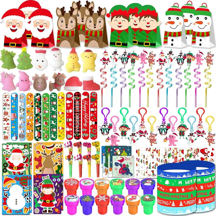 316Pcs Christmas Party Favors, Birthday Party Supplies Decor, Goodie Bag Stuffers, Advent Calenda... | Amazon (US)