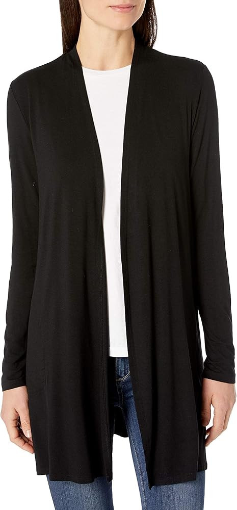 Amazon Essentials Women's Long-Sleeve Open-Front Cardigan | Amazon (US)