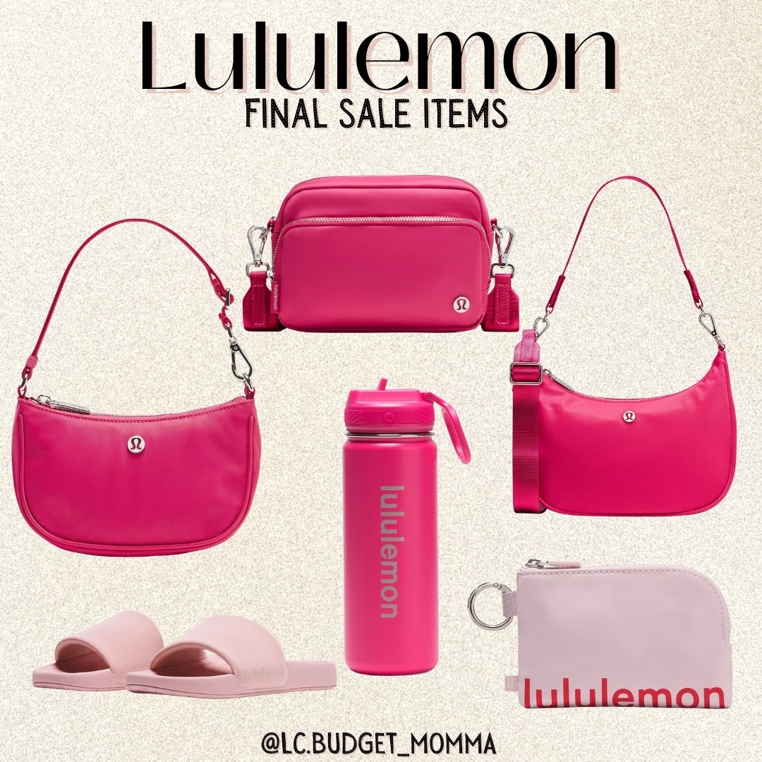 Lululemon Sale! 💕✨

#sale #bag #purse #handbag #crossbody #pink #lululemon #slides #womensfashion #wallet #ootd #style #pinklover

#LTKStyleTip #LTKItBag #LTKSaleAlert