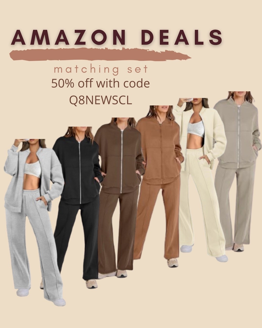 $20 ends 1/31

Amazon set
Amazon fashion
Amazon deals
Comfy set
Lounge set
Travel outfit
Matching set
Two piece set


#LTKFindsUnder50 #LTKSaleAlert