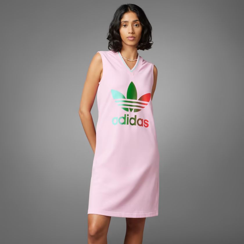 Adicolor 70s V-Neck Dress | adidas (US)