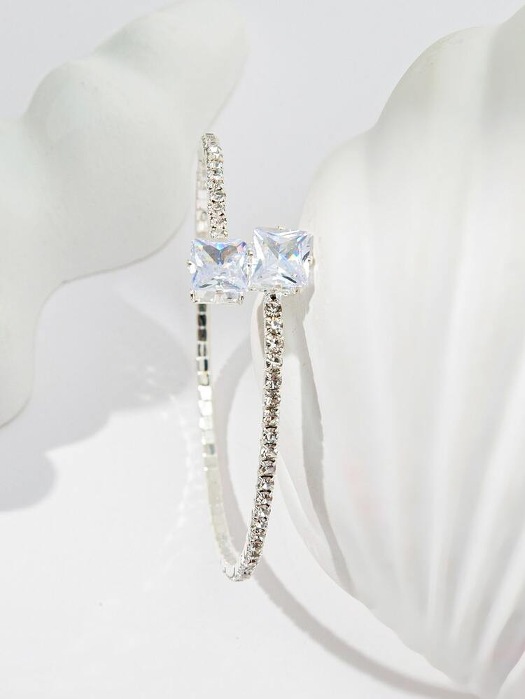 Rhinestone Decor Bangle | SHEIN